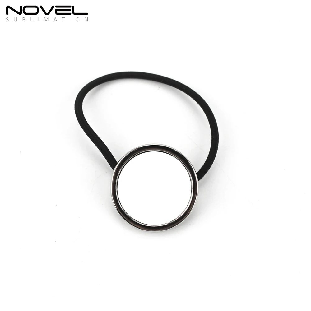 Изготовленные на заказ эластичные сублимационные ленты для волос в форме сердца/круга/подсолнуха для женщин