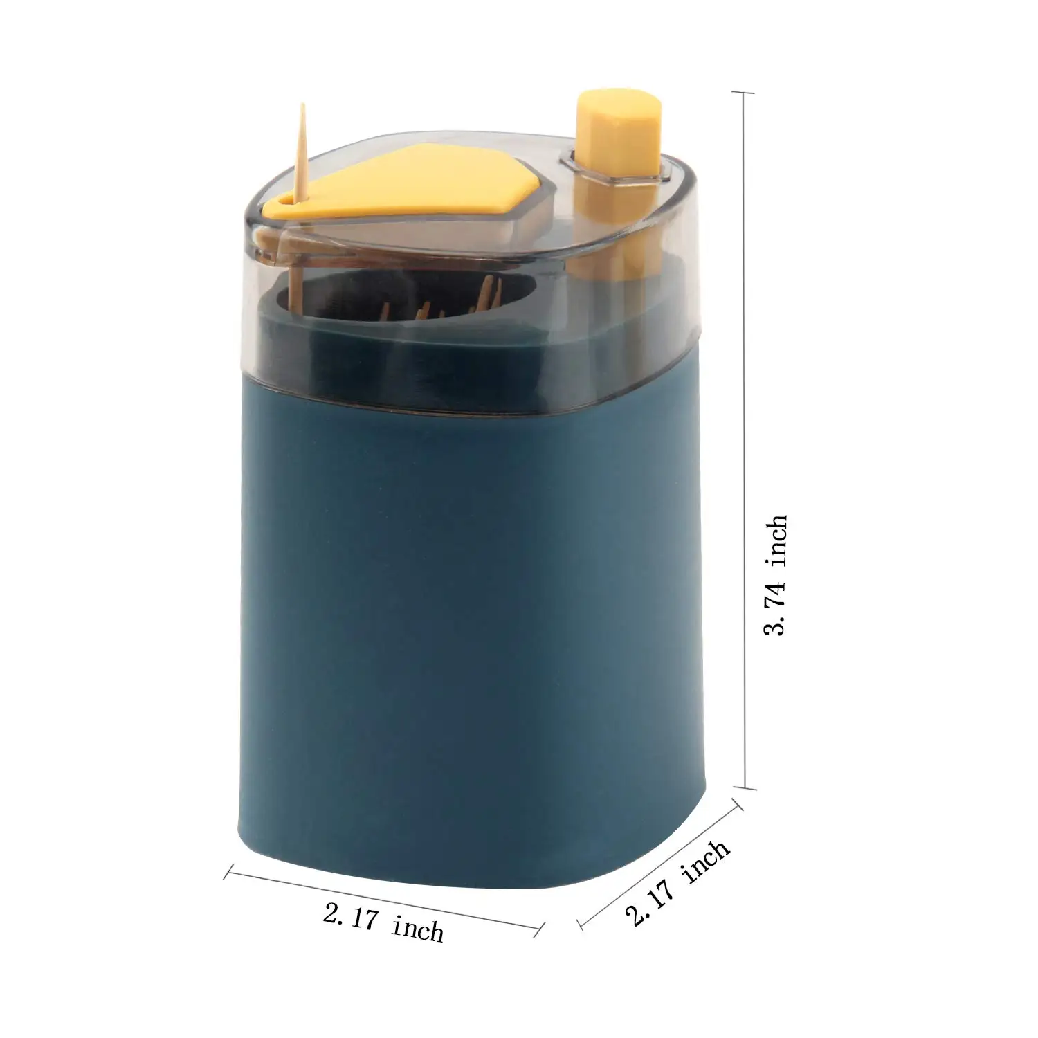 Hot Sale Creative Automatic Pressing Modern Style Type Toothpicks Holder Self-pressing Holder Toothpick Dispenser