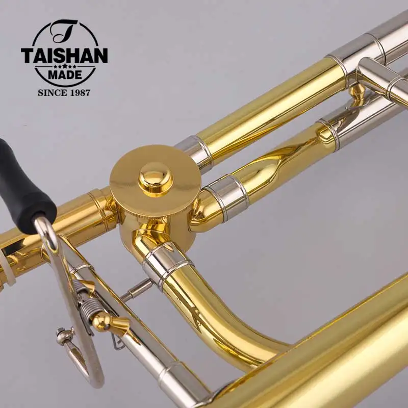 Hot sale Professional Double Tenor Trombone Brass bell Trombone manufacture with case
