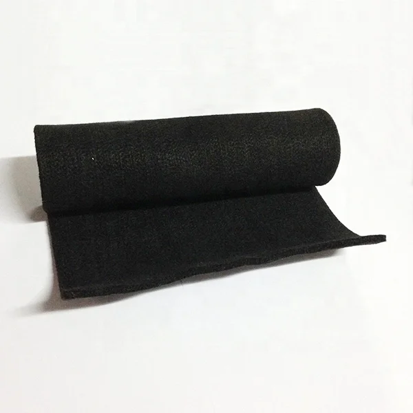 Hot Selling Customized Black 190 GSM Pre-Oxidized Pan Fiber Felt With High Temperature Resistant