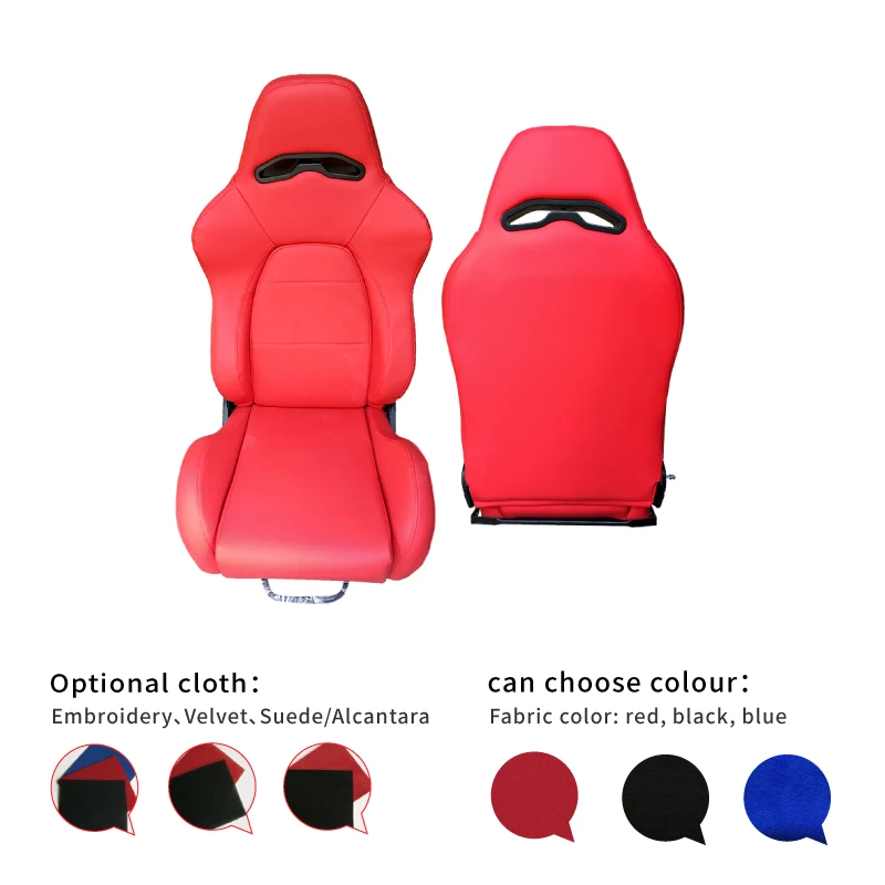 EDDYSTAR Factory Direct Sale Adjustable Custom Carbon Fiber Racing Seat Kevlar Simracing Seat Racing Seat