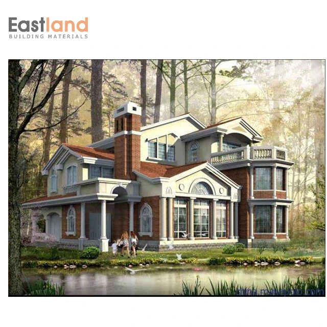 A New Type of Building With Steel Frame Prefabricated House, Building