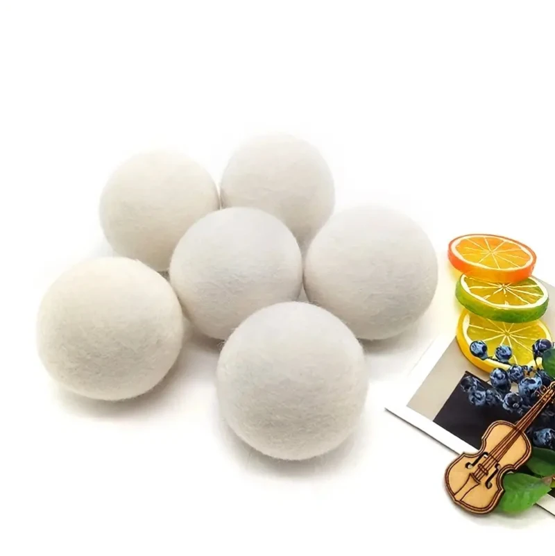 Wholesale Laundry Dryer Balls Product Eco-friendly Reusable New Zealand Wool Drying Balls