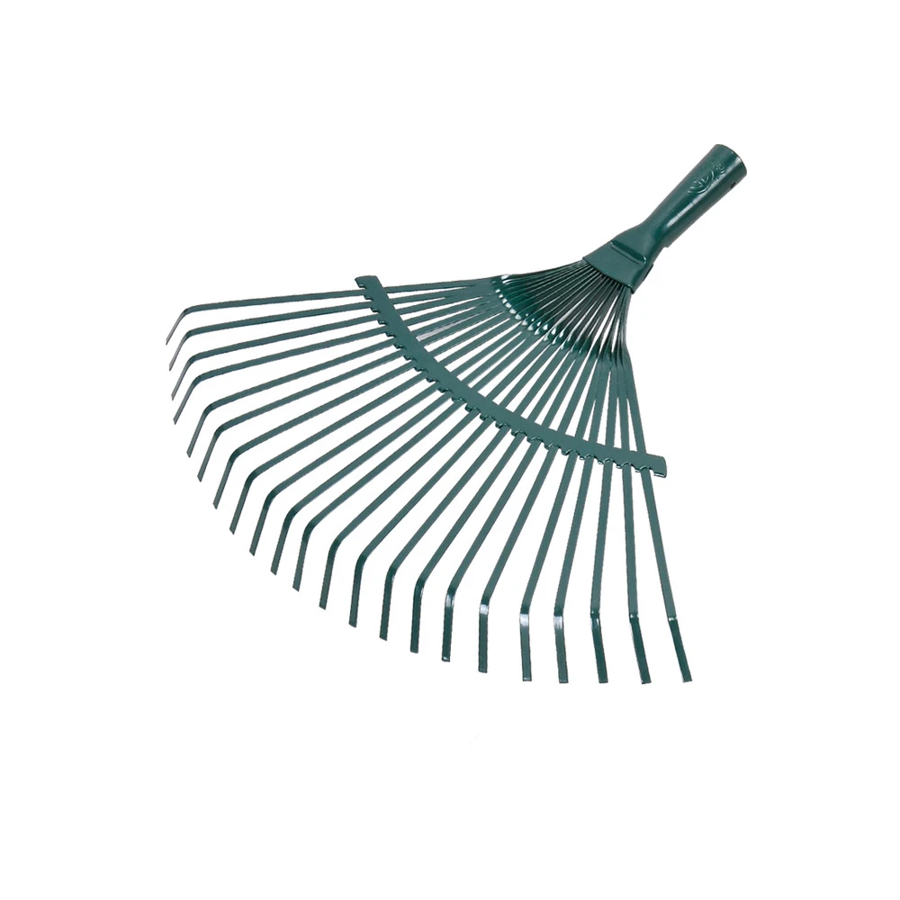 Uliven garden plastic leaf rake garden hand 18 teeth  hand leaf  head  tool agriculture farming rake  lawn leaf rake