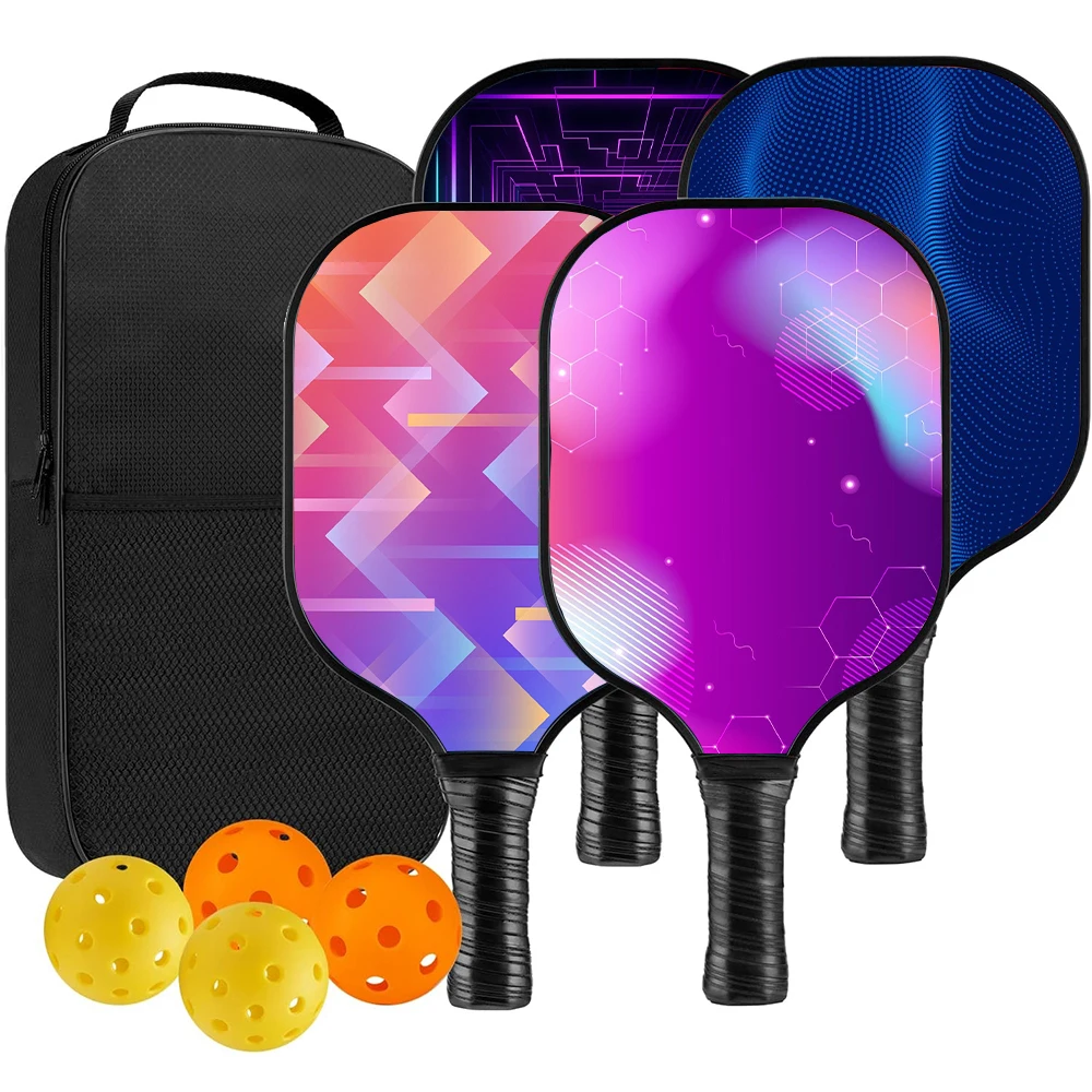 lightweight  T700 3k Carbon Fiber USAPA Pickle Ball Paddle Carbon Custom Pickleball Paddle set for outdoor sports