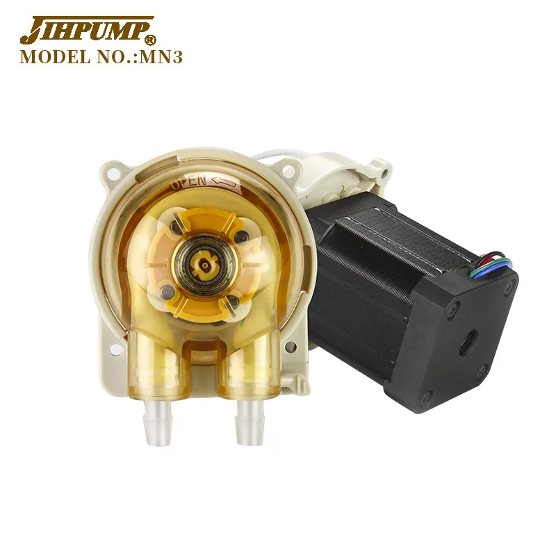  JIHPUMP 110 В 220 5 об/мин Маленький Мини Микро перистальтический насос газовые химические добавки медицинская вода жидкость Дозирующий шланг насосы