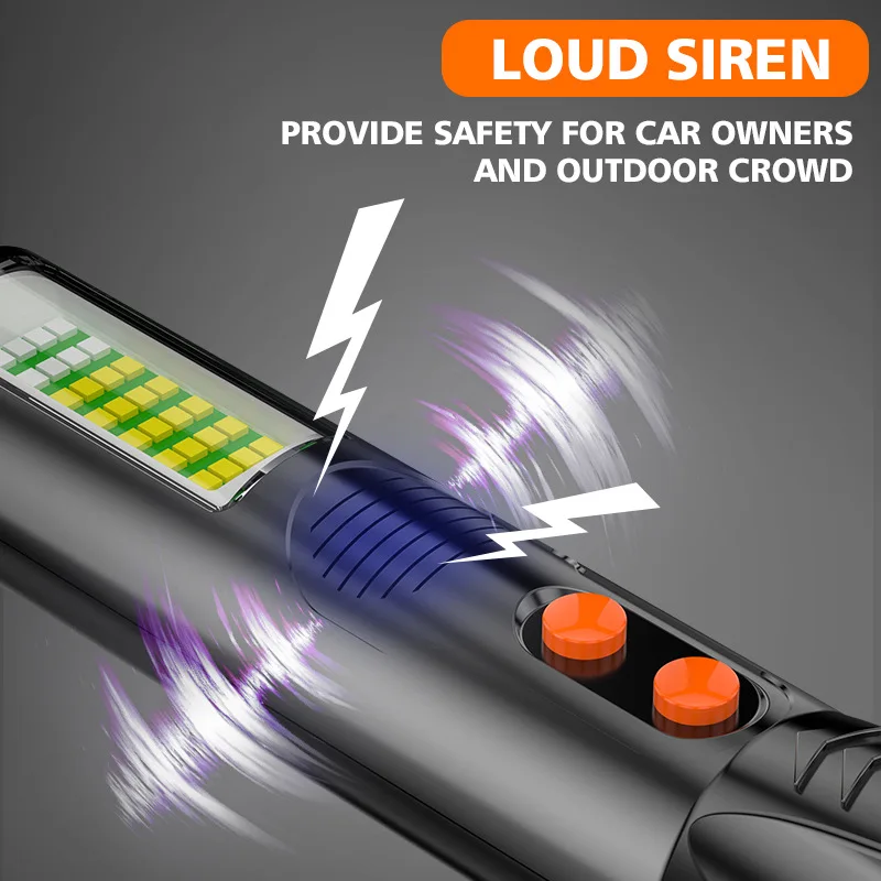 USB Rechargeable Multifunction Safety Hammer Self Defense Led Torch Flash Light Car Emergency Escape Rescue Solar Flashlight