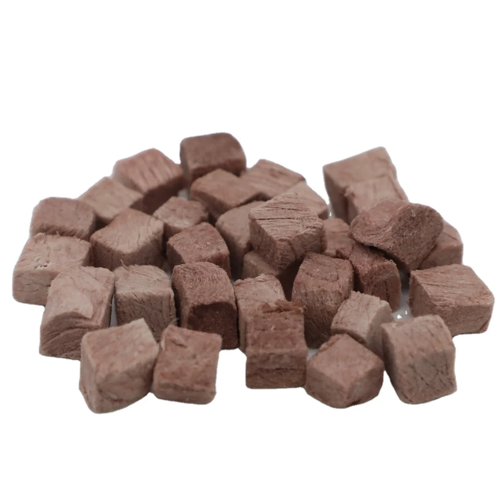 fd Beef OEM meat pet treat  dry pet food bulk dry healthy 100% natural cat food 68