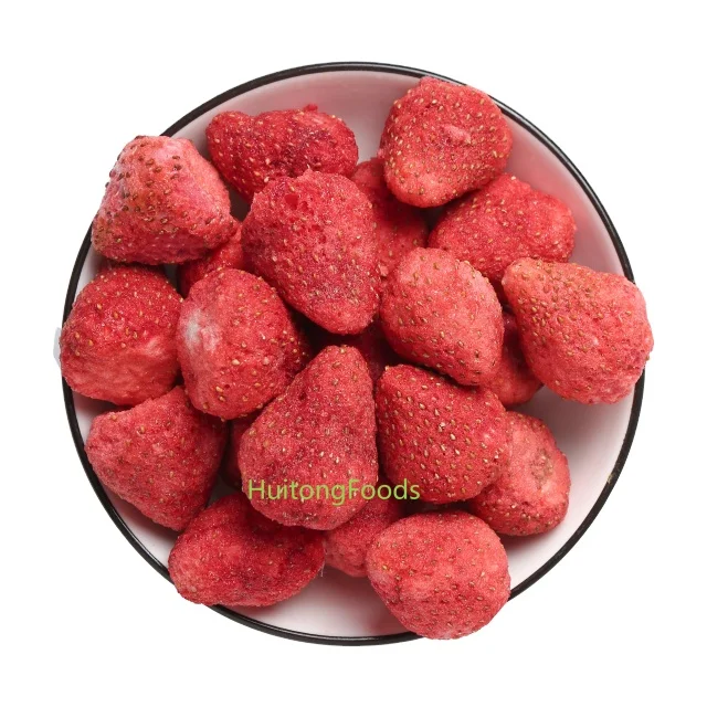 5-10KG Bulk Package Freeze Dried Foods/ Fruits Freeze Dried Strawberry Whole 15-25mm Kosher Certified