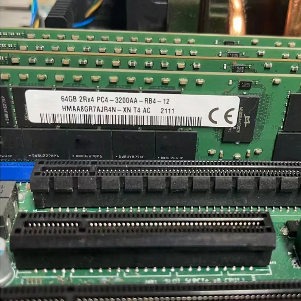 Оригинальный M393AAG40M32-CAE 1x128 ГБ DDR4-3200 RDIMM PC4-25600R четыре ранга x4 модуль M391A1K43BB1-CRC