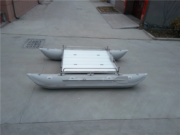 Hot Sale 1/2/4 Person Inflatable Catamaran Boat Fishing Boat