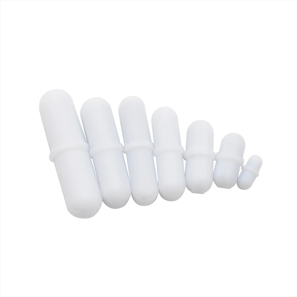 INTLLAB  Magnetic Stirrer Mixed Size PTFE Magnetic Stirrer Mixer Stir Bars 7pcs TYPE-B