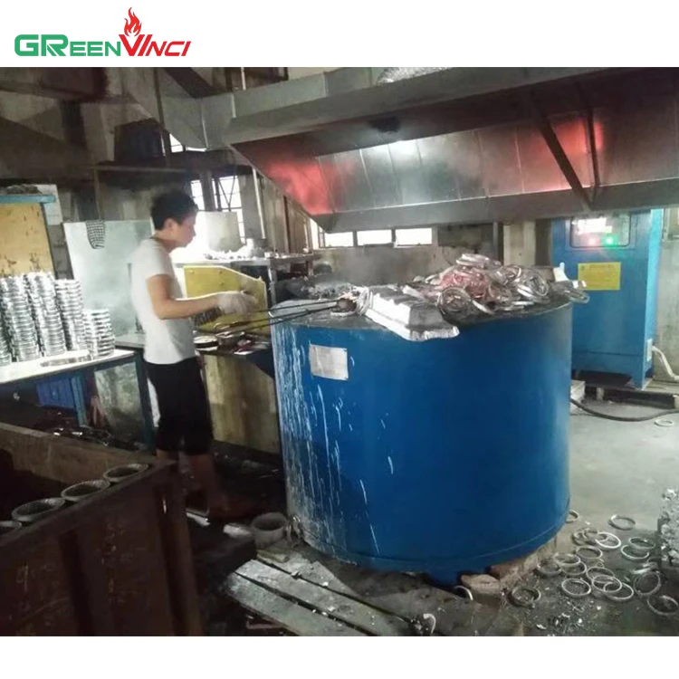 Greenvinci wholesale power saving 300kg-3500kg medium frequency copper aluminum electromagnetic induction melting furnace