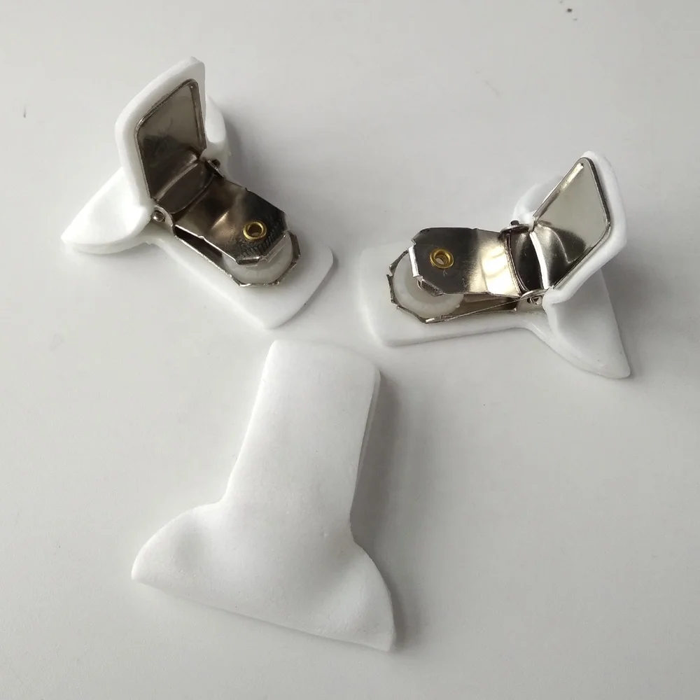 White bedding sheet clamps blanket fasteners comforter clips padded duvet clips