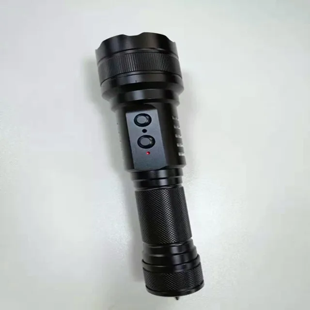 Dual-use flashlight-converts white and laser light