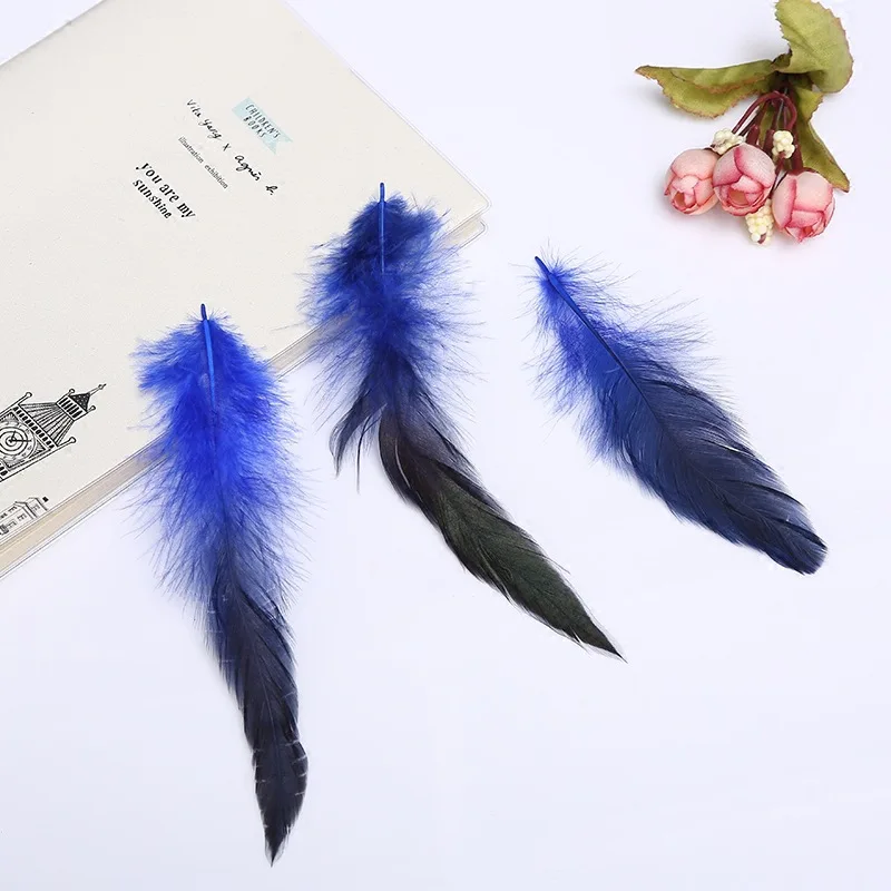 DIY craft colorful Chicken tail Pheasant dyeing feathers for sale