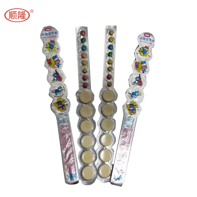 
Milk tablet candy and chocolate bean irregular borehole 