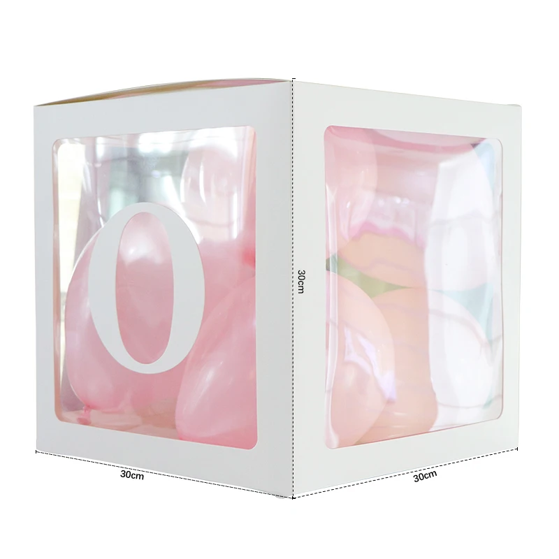 Реквизит для украшения Дня Святого Валентина, свадьбы, креативная прозрачная коробка для воздушных шаров