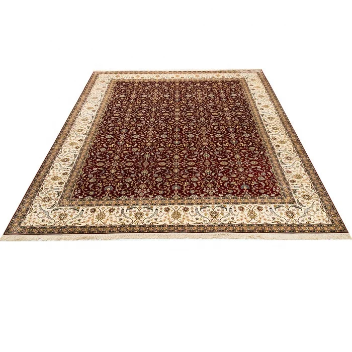 Китай (материк) Nanyang по всей поверхности бежевого цвета с цветочным узором и красная дорожный роскошные негабаритных шелковый ковер ручной работы для 5-звездочного отеля