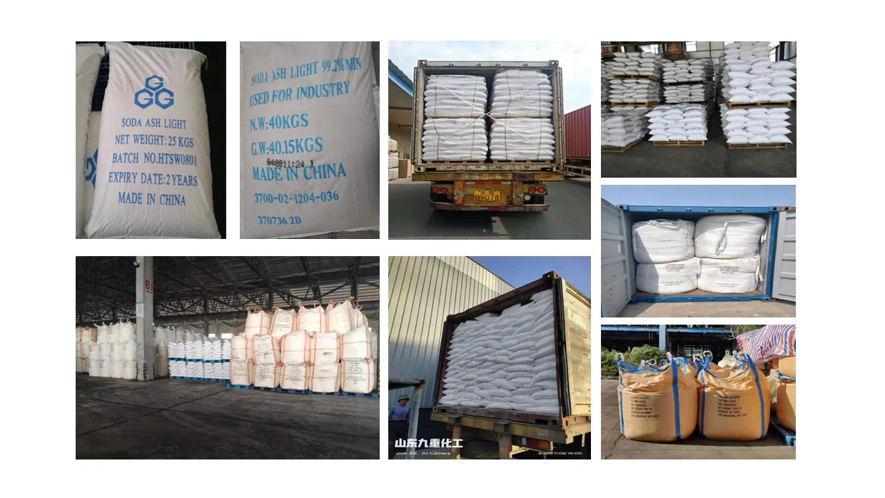 Soda Manufacturers Sodium Carbonate Anhydrous na2co3 Price Chemical 99.2%Min Soda Ash light Sodium Carbonate