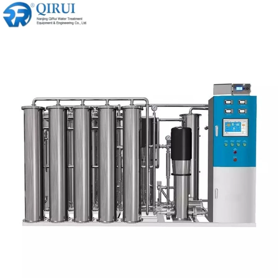 PLC man-machine microcomputer control 8t reverse osmosis equipment GMP purified water equipment