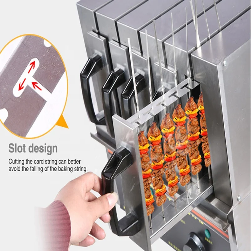 automatic brazilian grill kebab skewer machine Barbecue meat roast machine