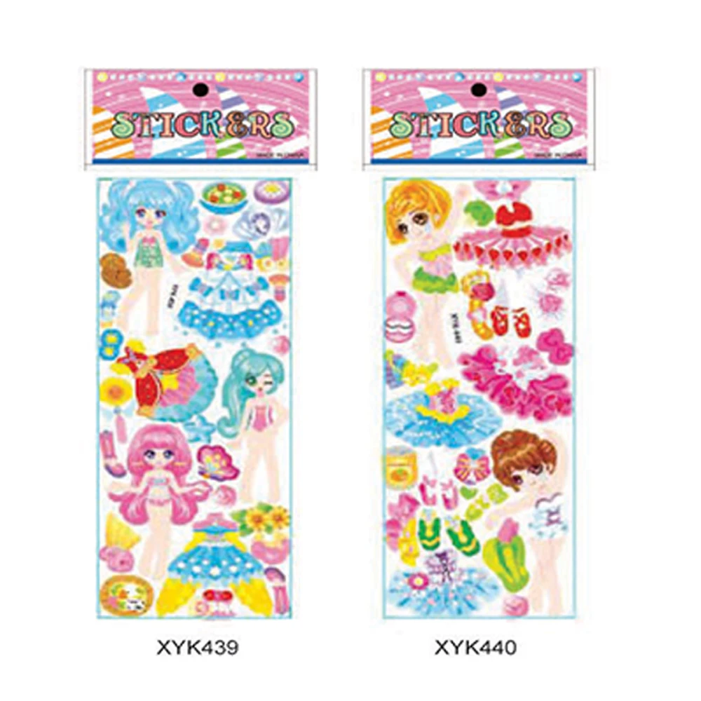 Promotional hot sale waterproof high adhesive custom logo cartoon stickers packaging cartoon stickers
