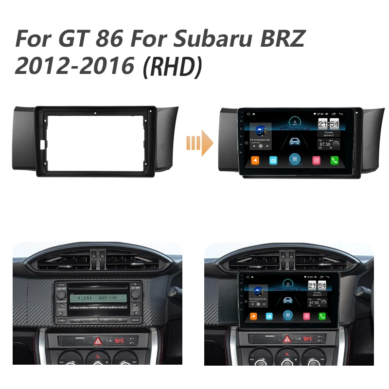 Octa-Core Navigation Stereo Android Audio Multimedia Touch Screen Car Auto Player for Toyota GT 86 Subaru BRZ 2012 - 2016 (RHD)