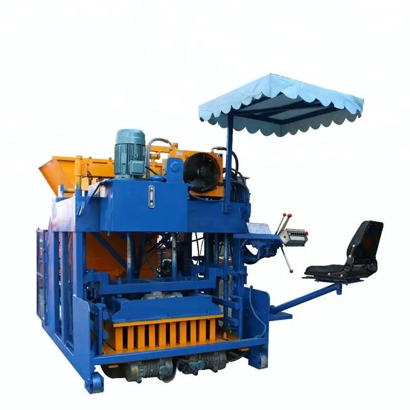 QMY10-15 hydraulic movable brick making machine lowest price in cameroon