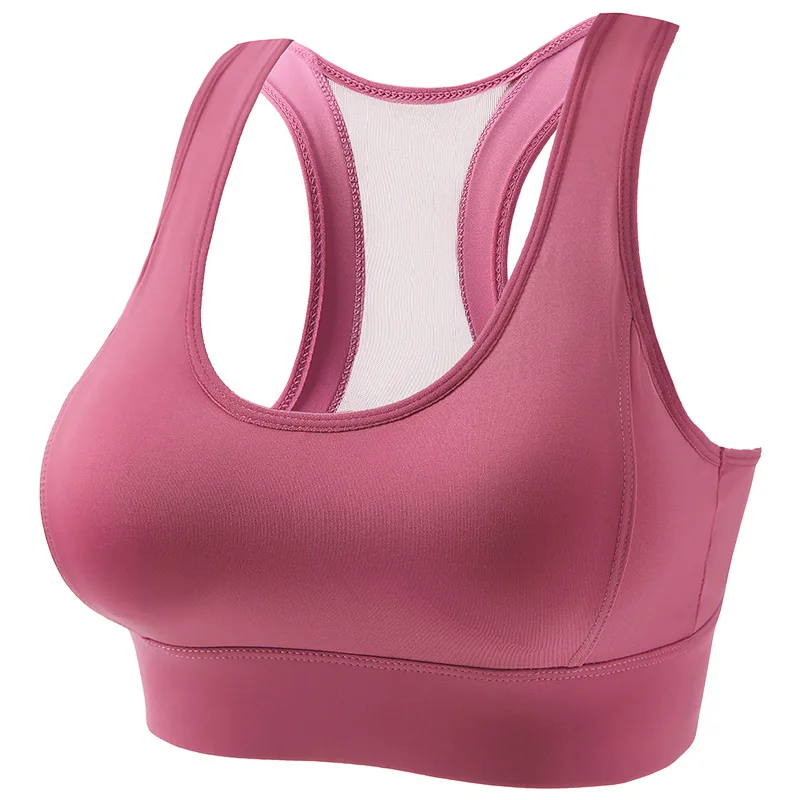 Sports Bra For Women Without Steel Ring Gathering High-strength Shock-absorbing Yoga Vest Anti Sagging Sports Bra