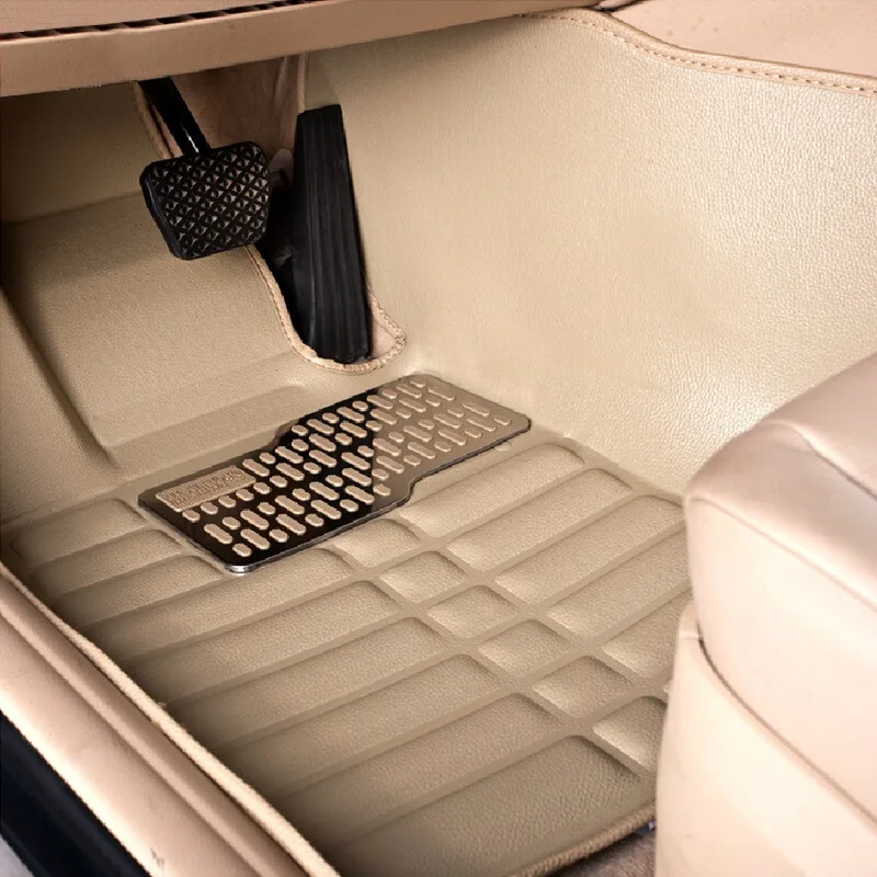 
All Weather Single Layer Full Covered Luxury XPE Leather Waterproof Vehicle Car Floor Carpet 