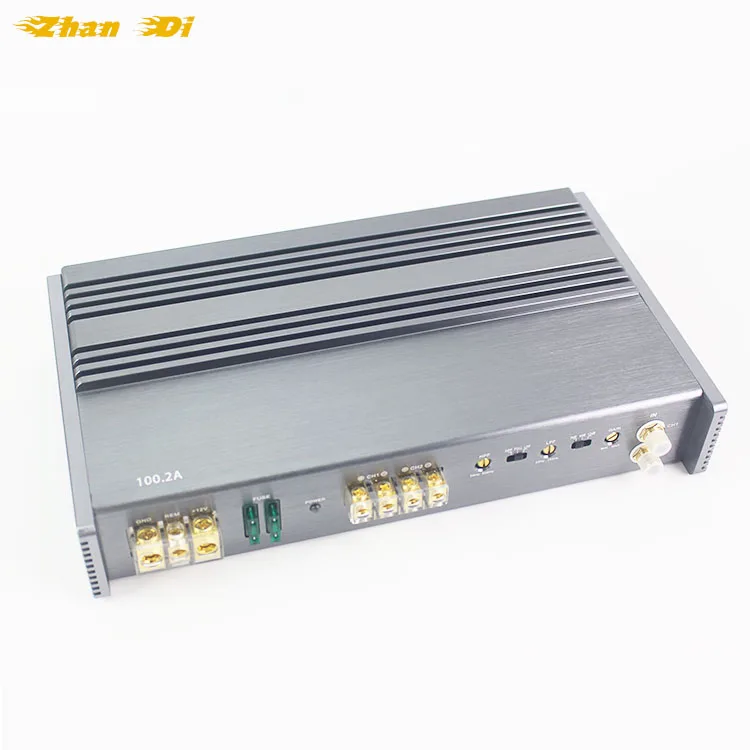 Manufacturers wholesale 2 ohm Class AB 2 channel car power amplifier audio modification 12V 2*100W car power amplifier