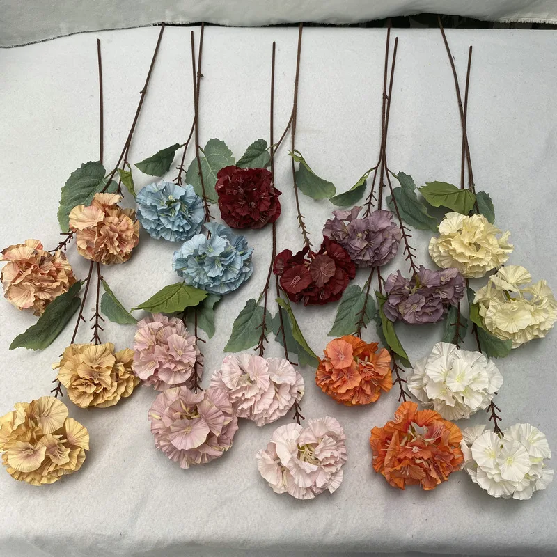 Wedding decoration artificial flower peony real touch rose single foreign peony