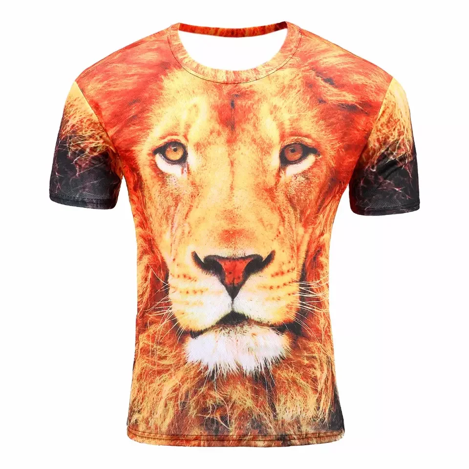 wholesale cheap 100 polyester active t shirts sublimation  promotional t-shirt