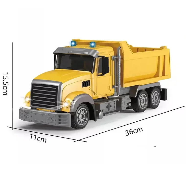 Children Electric Engineering Vehicle Model Rc Toy Car 6 Channels 1/24 Rc Dump Truck