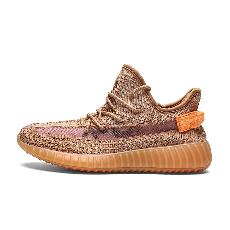 
 2021 OEM модные кроссовки yeezy 350 дышащая сетчатая прогулочная стильная повседневная обувь для мужчин  