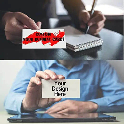 Personalized Business Cards with Design, Custom Business Cards with Your Logo Picture