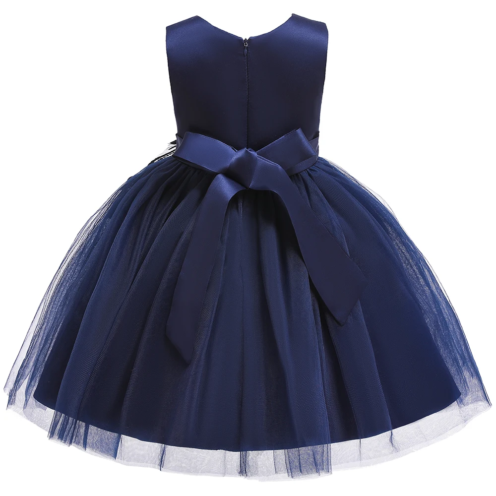 MQATZ Latest Beautiful Applique Girl Dress Hot Selling Party Baby Ball Gown Lovely Frock for 3-10 Years L5150