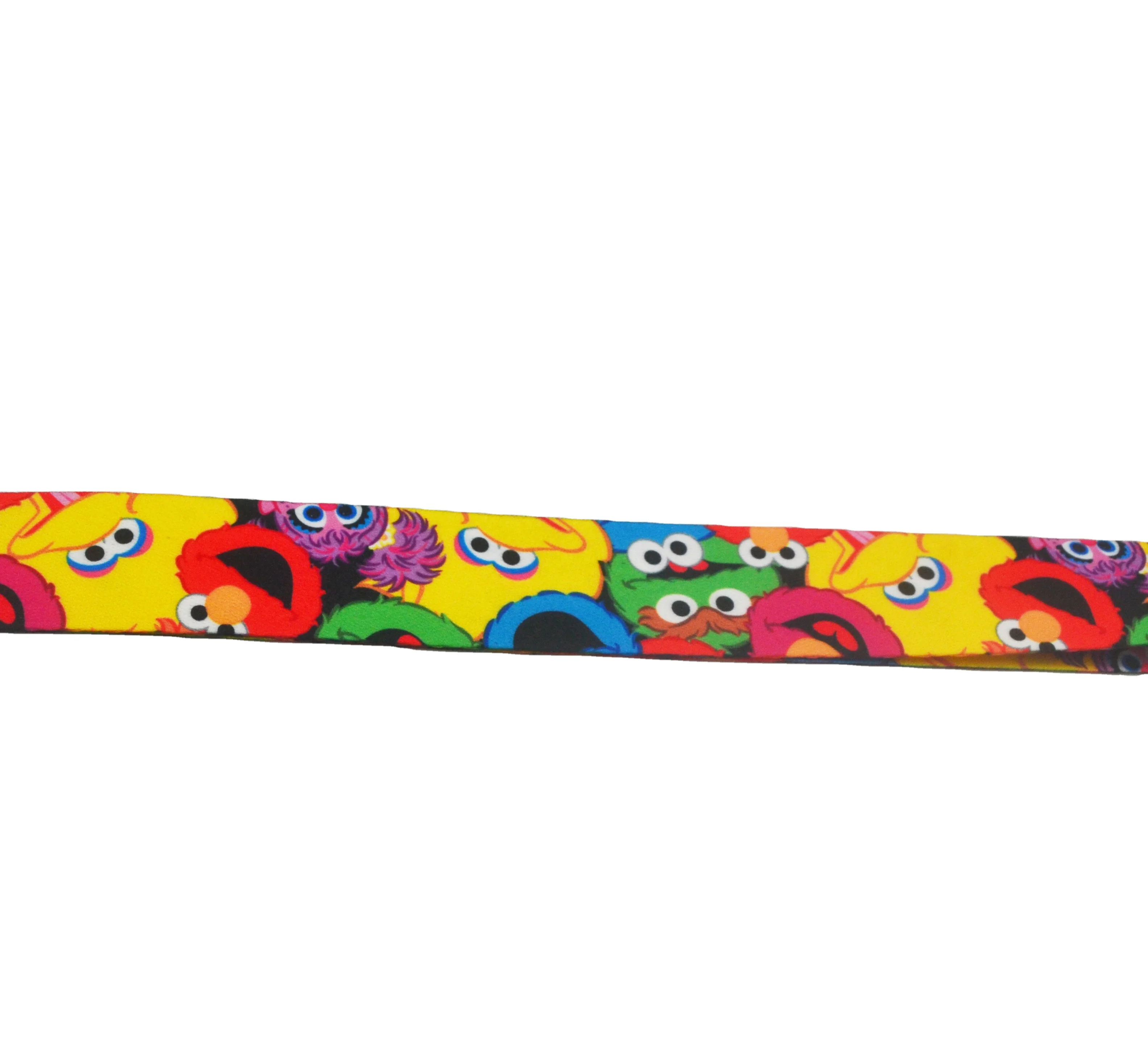 Custom Heat Transfer Printing Lanyards Badge Card Holder Lanyards Neck Strap Printed Lanyard with Logo Custom Satin Ribbon