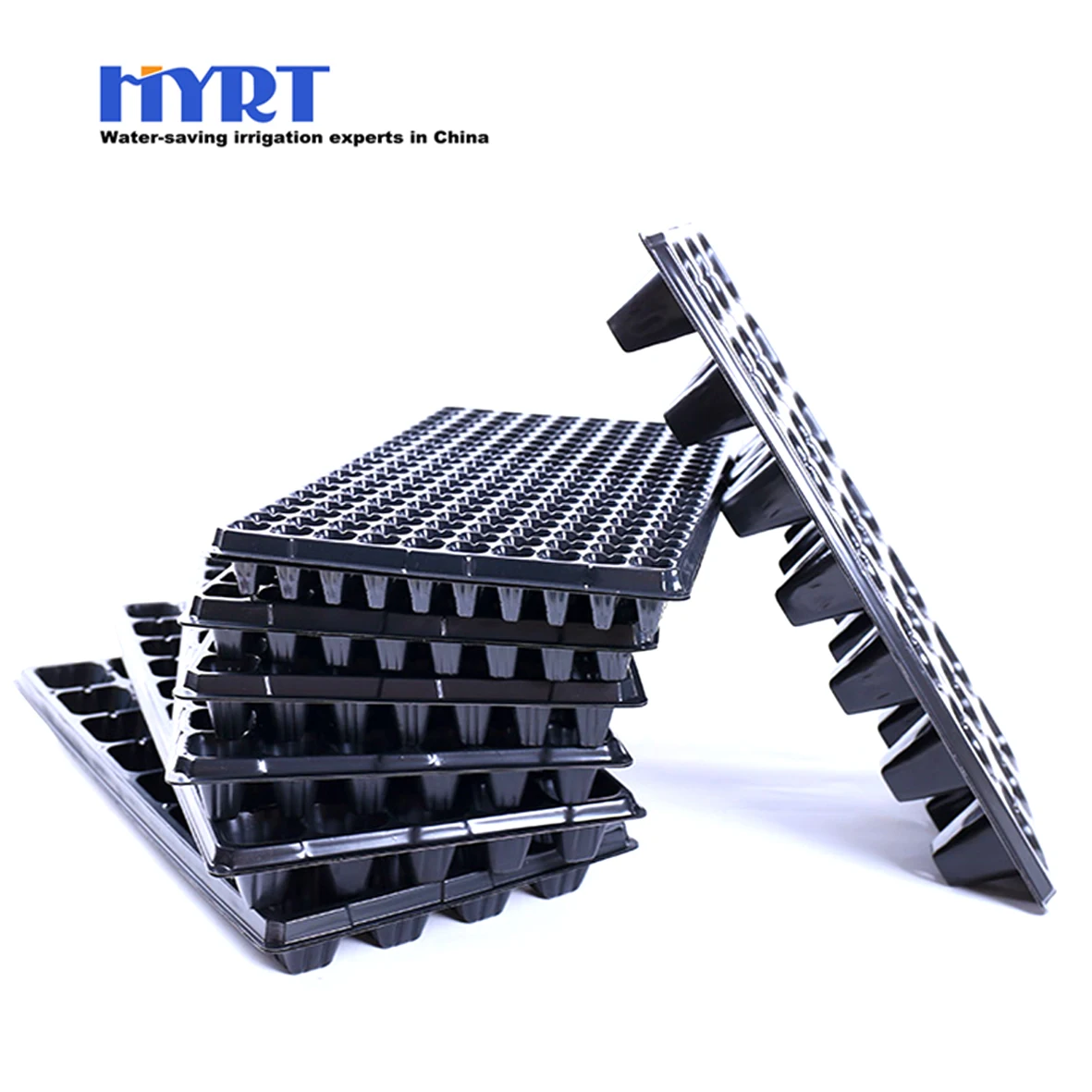 PS Plastic Germination Tray Greenhouse Vegetables Nursery Seed Starting Pack 4 6 12 24 50 72 98 105 128 200 288 512 Cells Square
