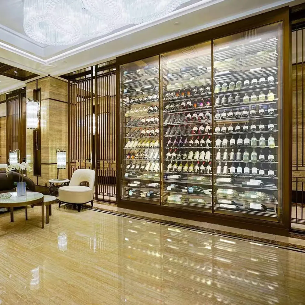 Keenhai customized stainless steel wholesale wine cooler build in wine cellar wine refrigerator