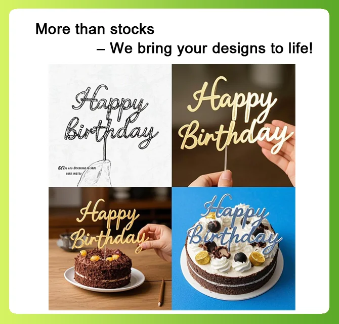 Korean Ins Style Wooden Christmas Cake Decoration Colorful Wholesale Wooden Party Supplies for Festive Cake Display