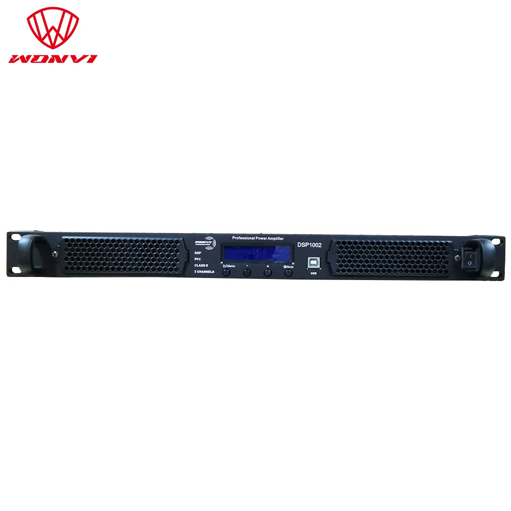 DSP1002 class d power amplifier 1000w 2 channel professional sound amplifier