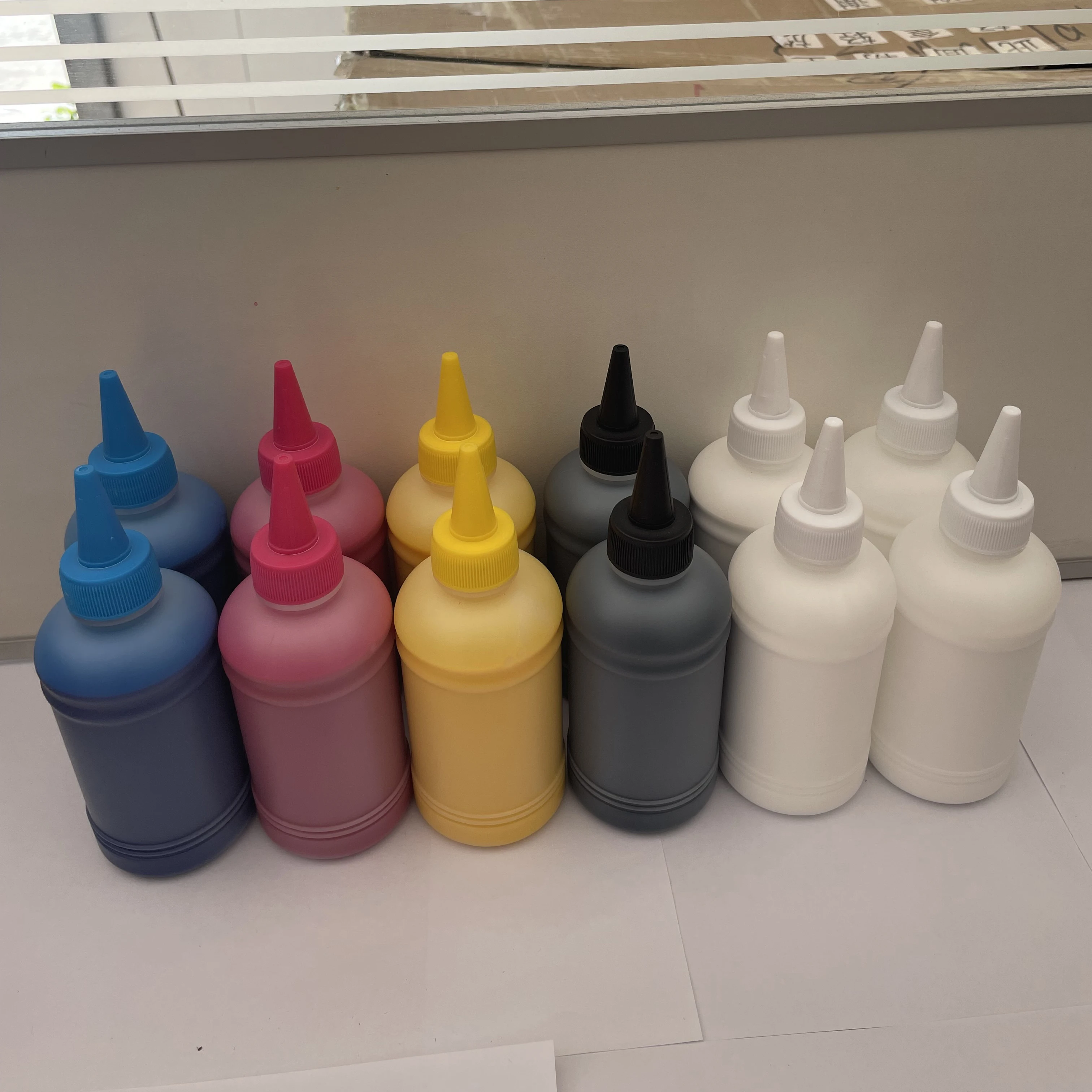 Promotional CMYK White vivid color high concentration white ink offset 1000ml heat transfer printing ink