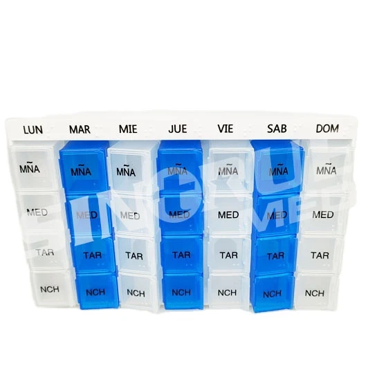 Home use One Week(28 Cases) Plastic Pill Box