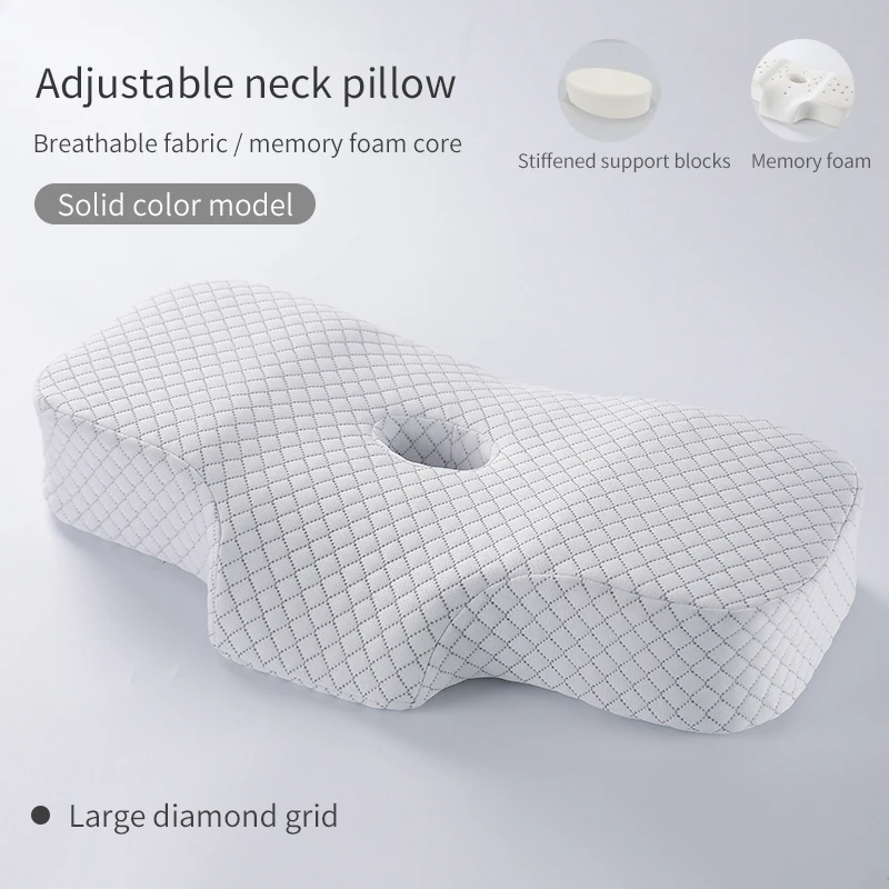 2024 High Quality Ergonomic Orthopedic Cervical Supportive Slow Rebound Memory Foam Bed Sleeping Pillow