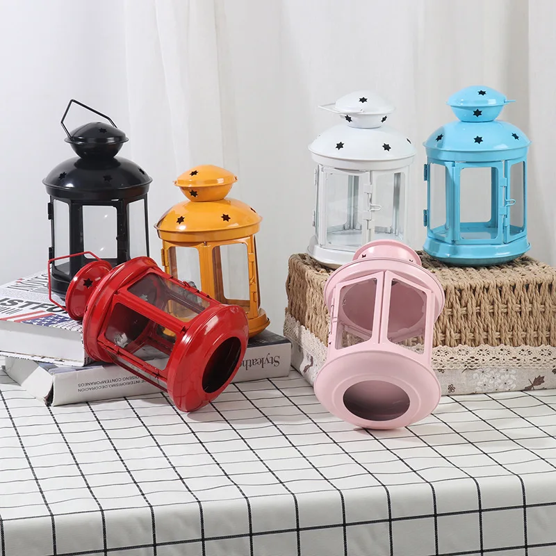 Christmas Decoration Home Candle Holder Stand Luxury Wedding Modern Lantern Style Candlestick Metal Candelabra