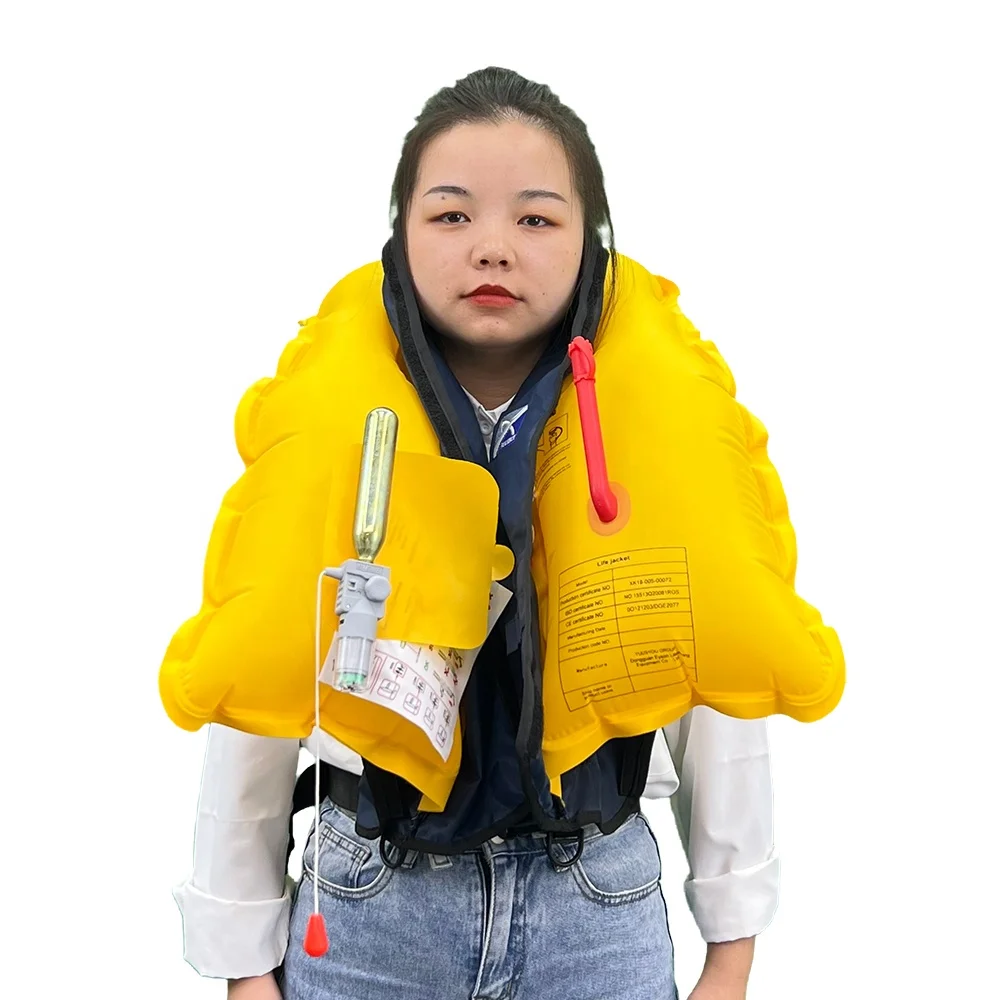 Eyson Inflatable 150N Men  Best Sale Custom Logo Marine Life Jacket