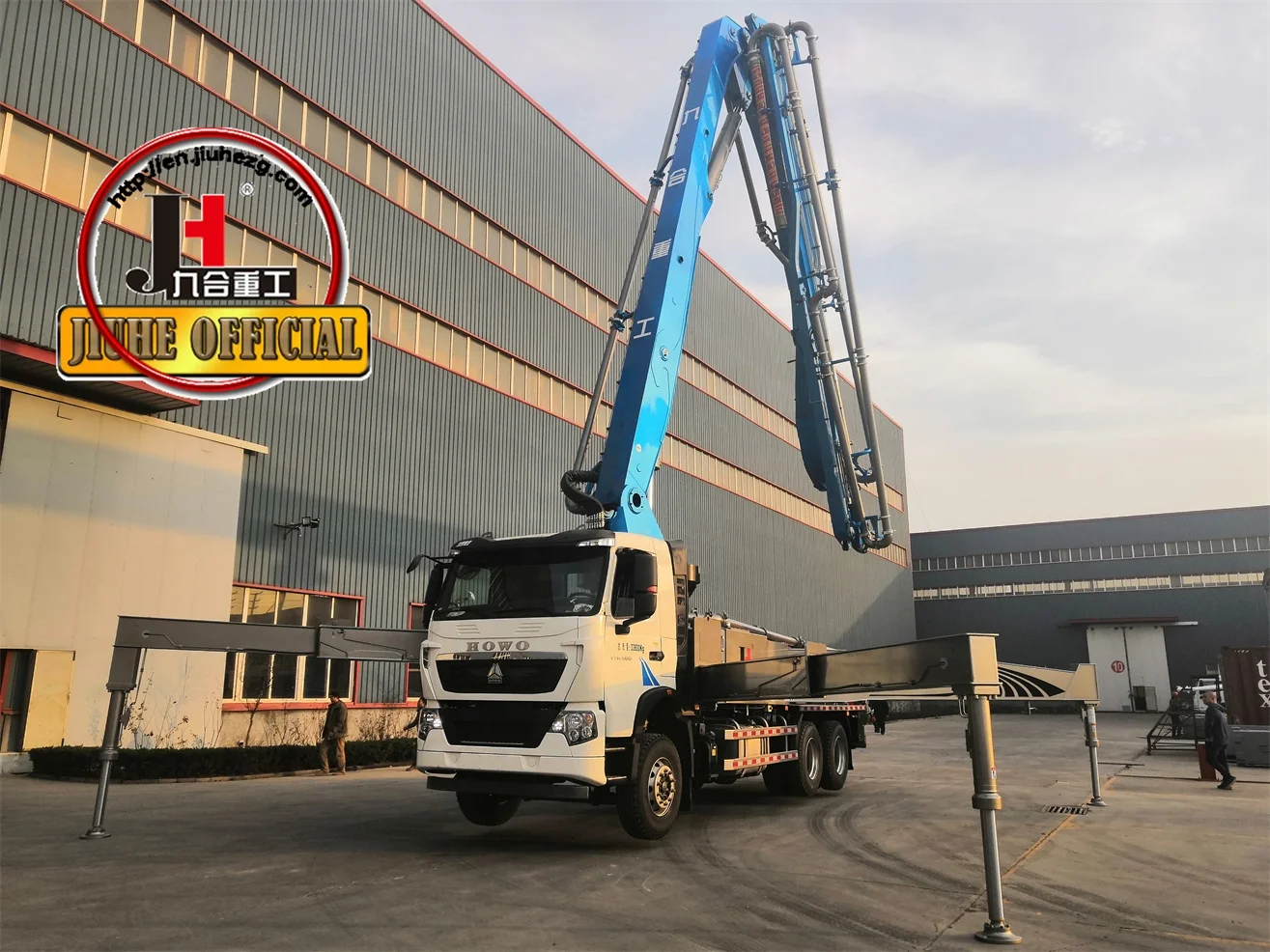 CHINA good price 140m3 JH-5280-38 China concrete pump truck price of concrete pump