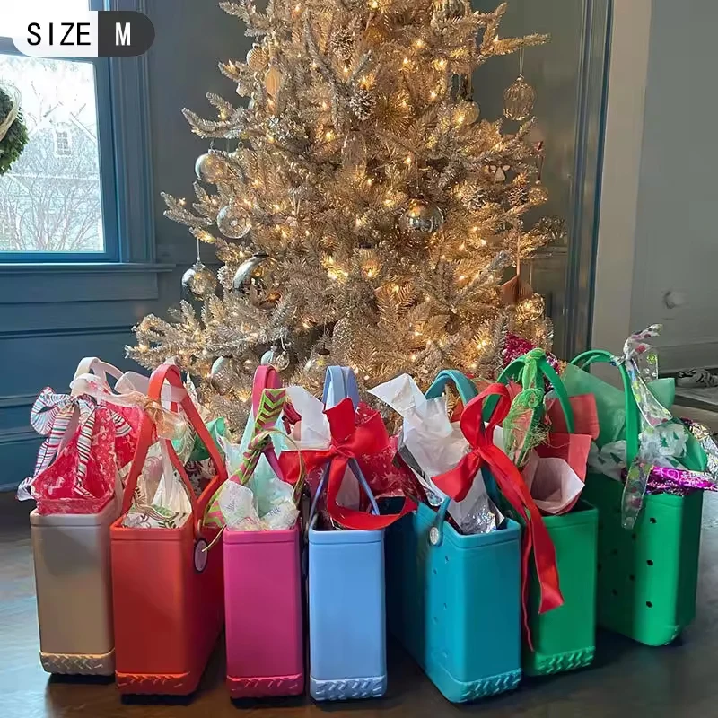 Outdoor Camping Women Shoulder Shopping EVA Beach Bag EVA Beach Hand Bag Wholesale Rubber Silicone Large Tote Beach Bag